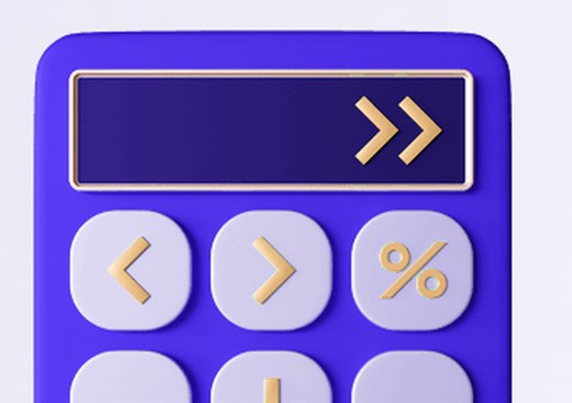 Ilustración de una calculadora